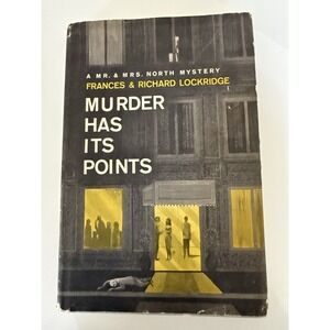 Murder Has Its Points, Lockridge, Mr. & Mrs. North Mystery 1961 Hardcover, BCE